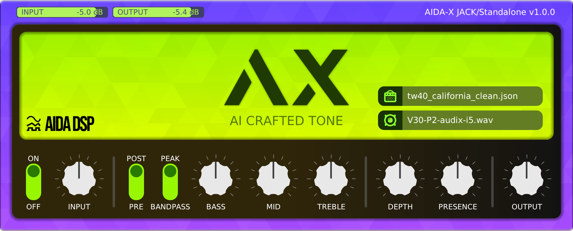 AIDA-X Neural Network Plugin Interface